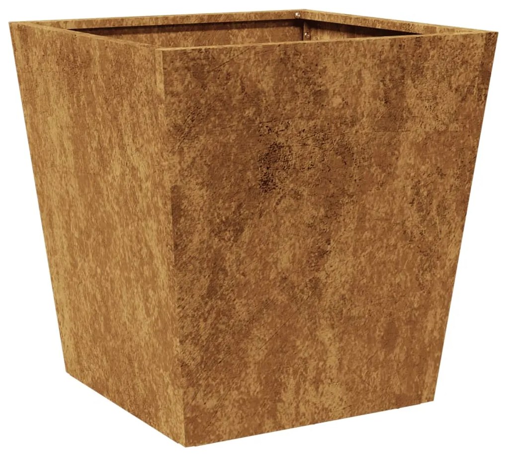Garden Planters 2 pcs 40x40x40 cm aço resistente às intempéries