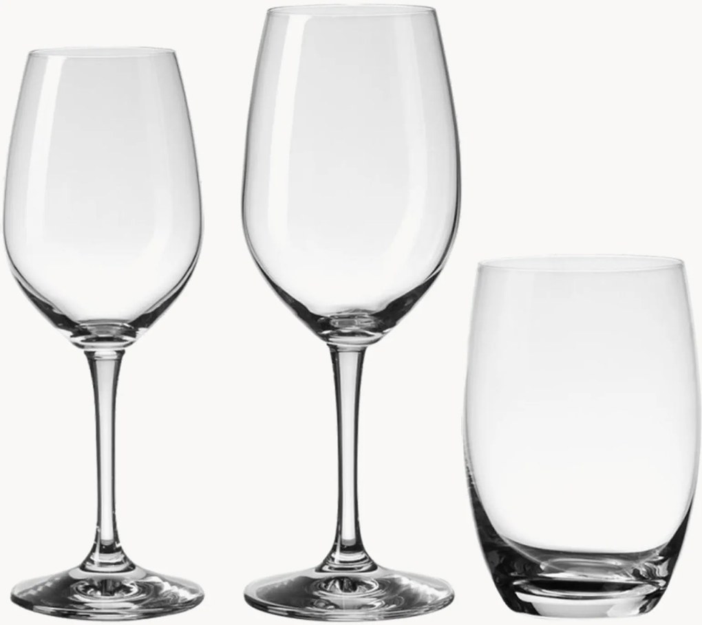 Copos de cristal Basic, conjunto de 12