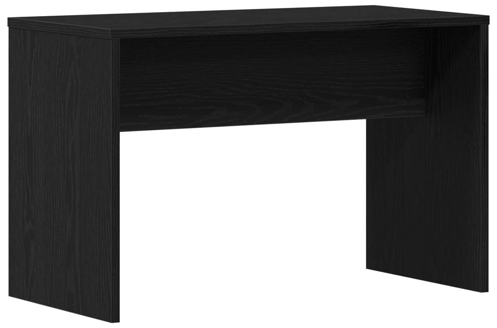 Banqueta de Toucador Carvalho Preto 70x35x45 cm Madeira de Engenharia
