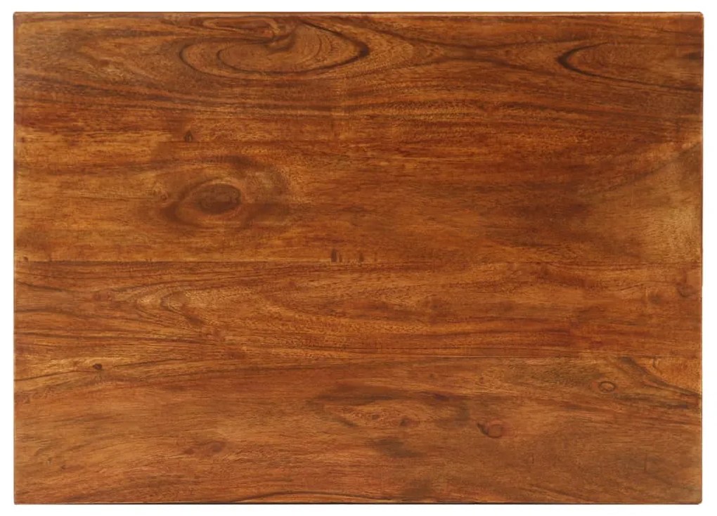 Mesas encastrar 3 pcs madeira acácia maciça 50x35x50cm castanho