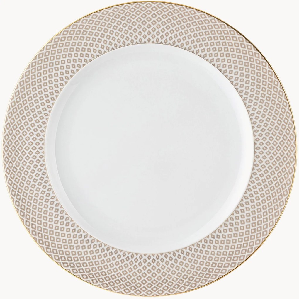 Pratos rasos em porcelana Francis, conjunto de 6