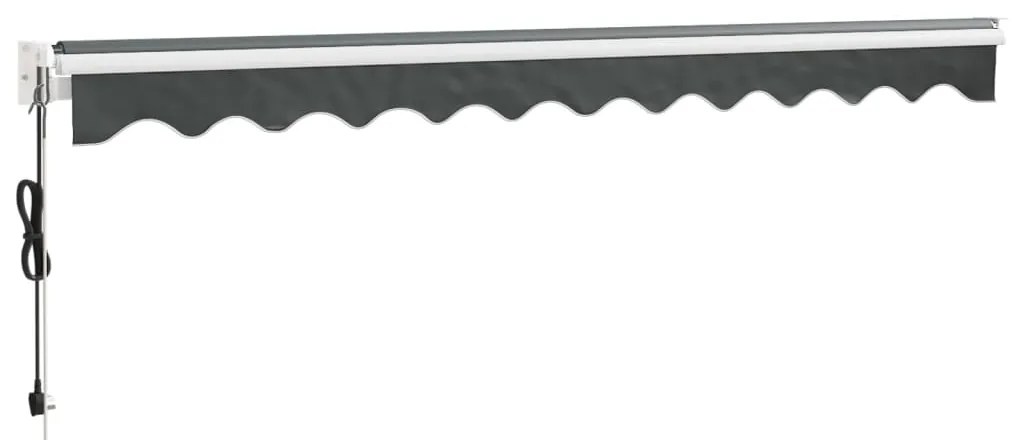 Toldo retrátil automático 3x2,5 m antracite