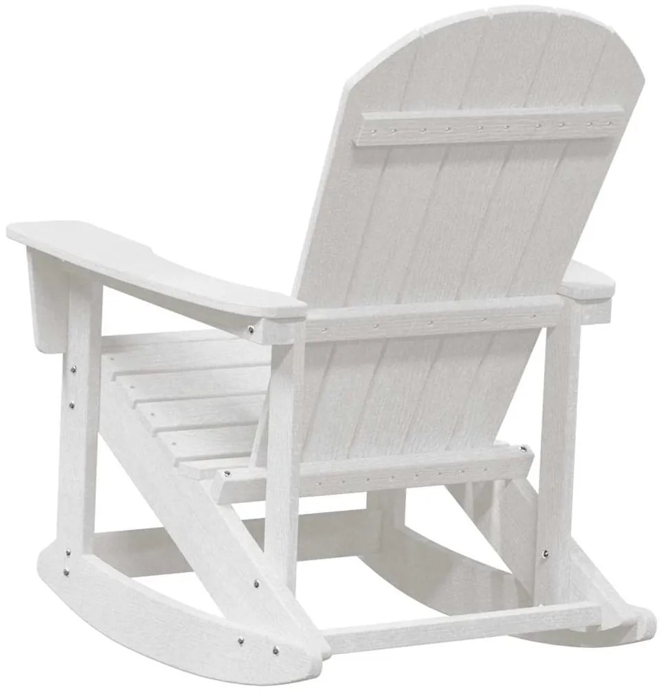 Cadeira Baloiço Adirondack Branca 73.5x92x90 cm HDPE