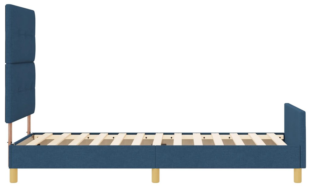 Cama vidaXL em Azul, 80x200 cm, Tecido