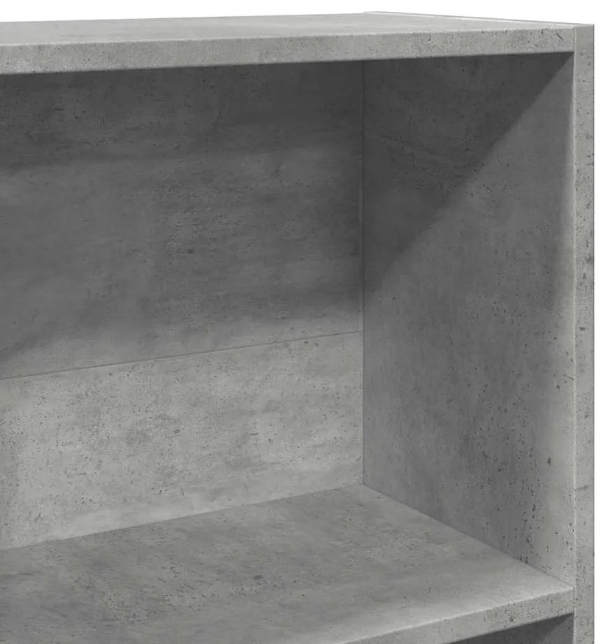 Estante 40x24x176 cm derivados de madeira cinzento cimento