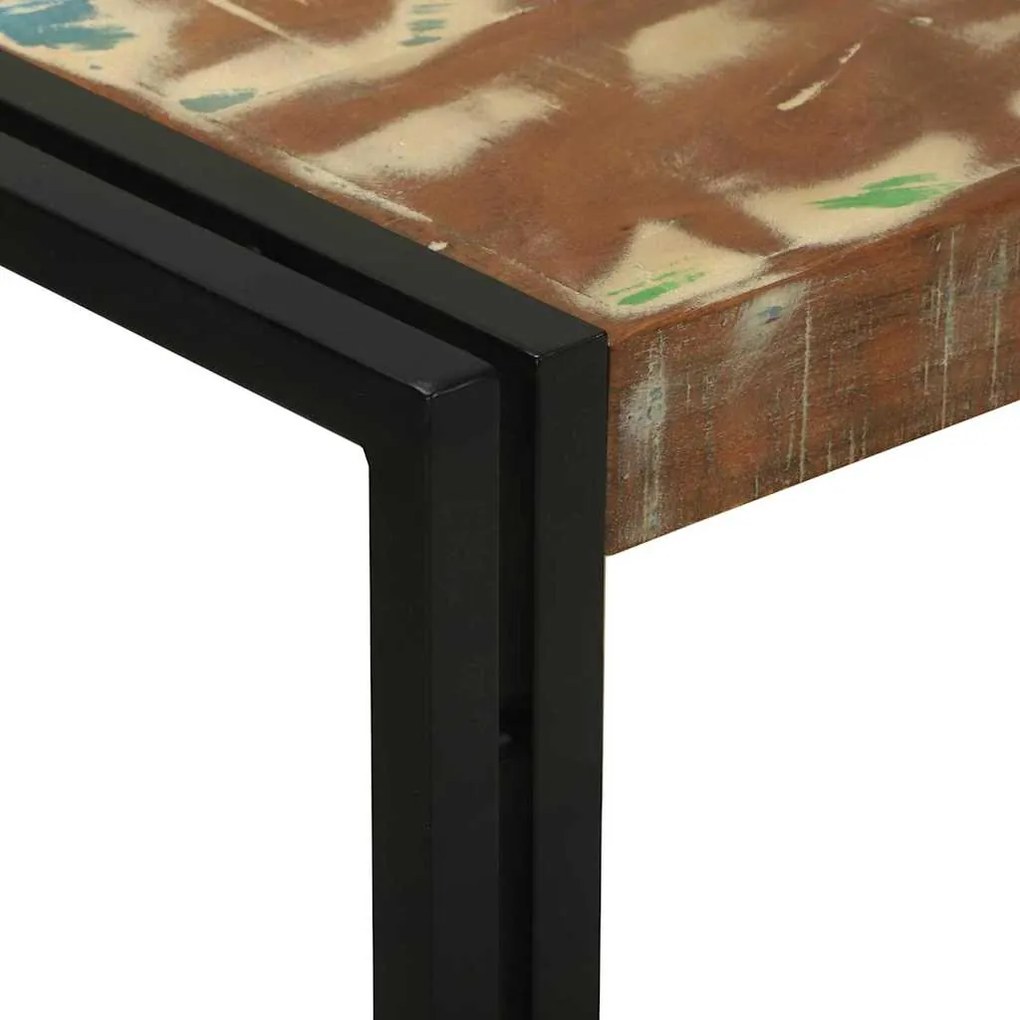 Aparador Multicolor 120 x 33 x 75 cm Madeira recuperada maciça