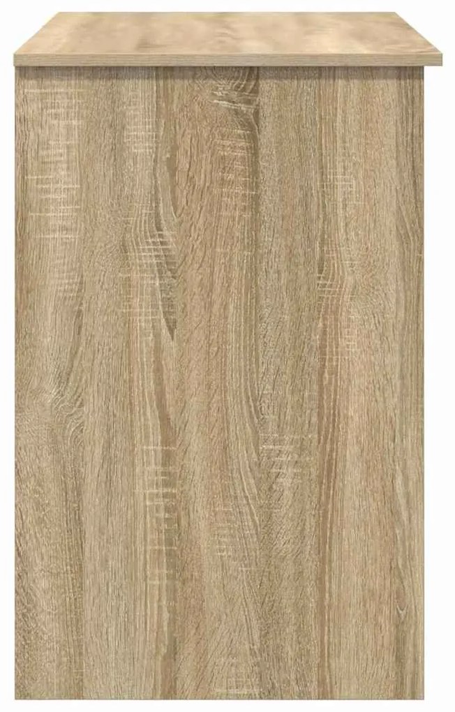 Secretária com Armazenamento Carvalho de Sonoma 90x49.5x75 cm Madeira