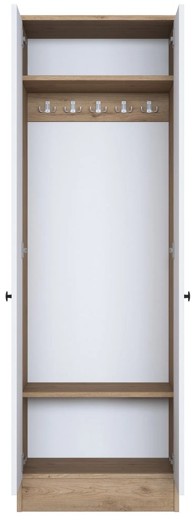 Cabide P6 – Branco Nogueira – 59,8x182,8x37,5 cm