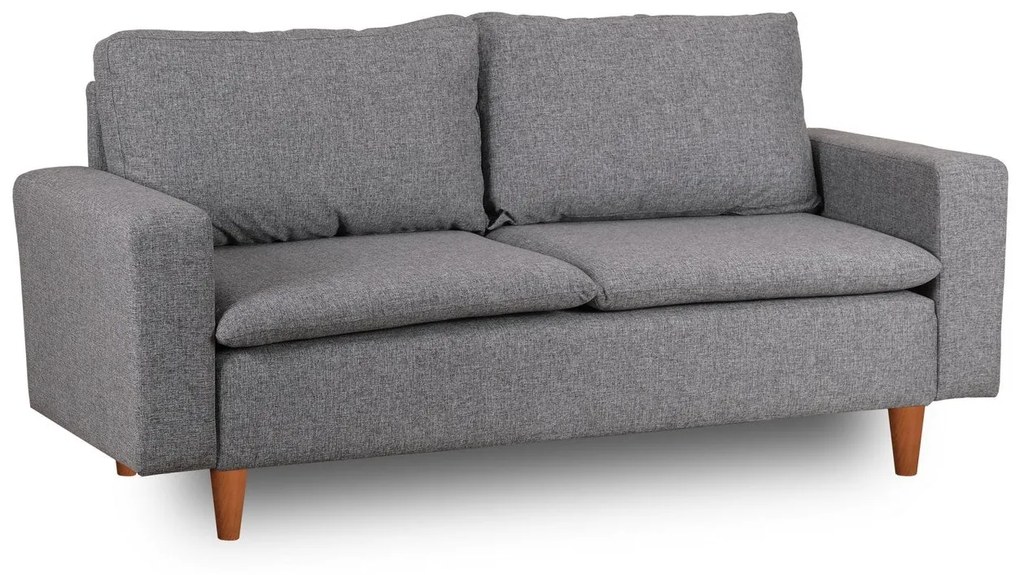Sofá de 2 Lugares Pafu Lungo — Cinzento - 180x52x75 cm - Design Modern