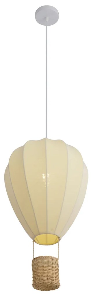 Candeeiro suspenso infantil bege Balão de ar quente - Air Balloon