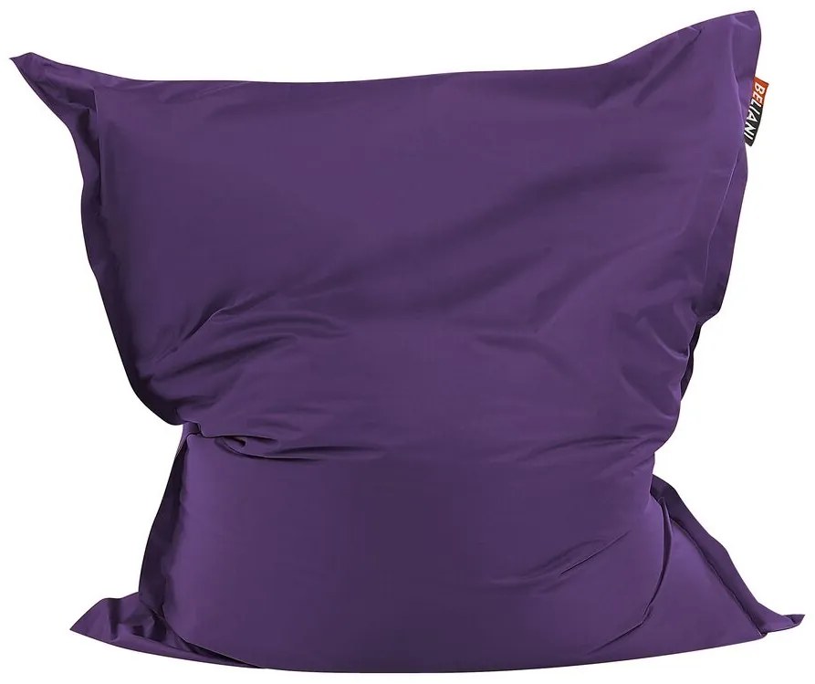 Pufe almofada violeta 140 x 180 cm FUZZY Beliani