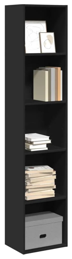 vidaXL Estante 40x30x189 cm derivados de madeira preto