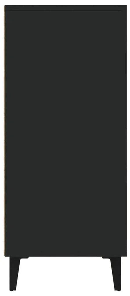Aparador 90x34x80 cm derivados de madeira preto