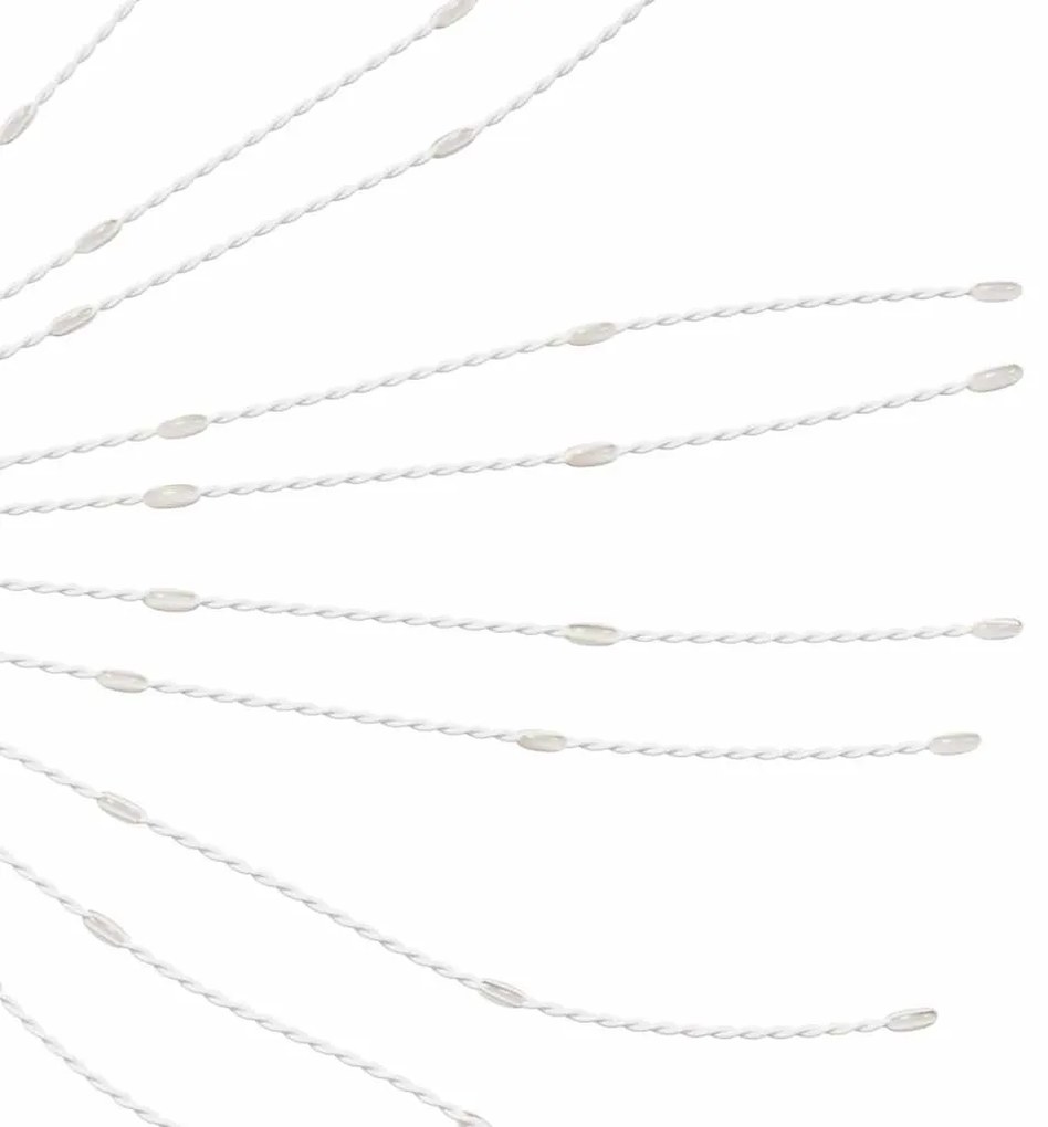Iluminação estrelar p/ Natal 140 luzes LED 17 cm multicor