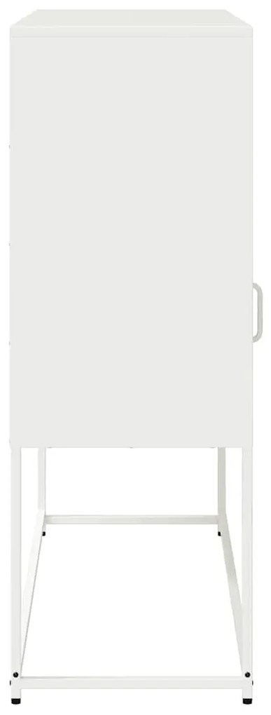 Aparador 100,5x39x107 cm aço laminado a frio branco