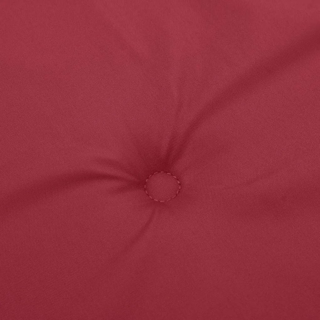 Almofadões p/ cadeiras jardim 2pcs tecido oxford vermelho tinto