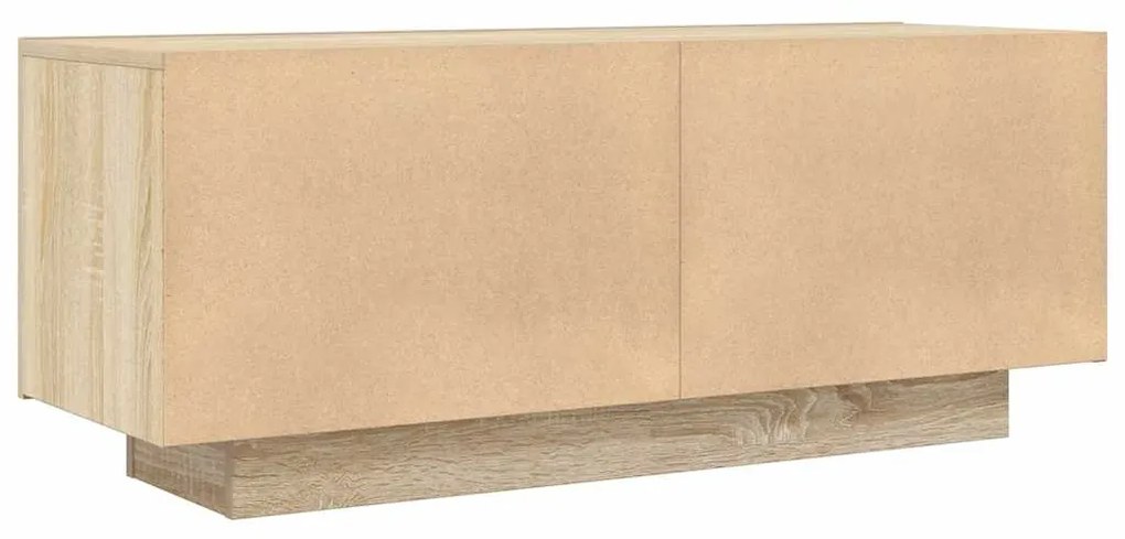 Móvel p/ TV 100x35x40cm madeira processada carvalho sonoma