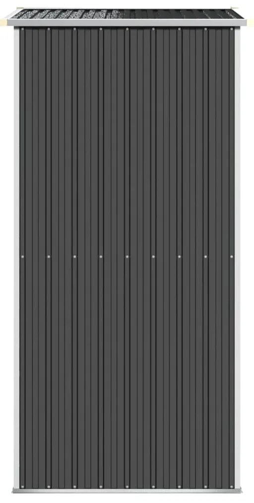 Abrigo de jardim 192x108x223 cm aço galvanizado antracite
