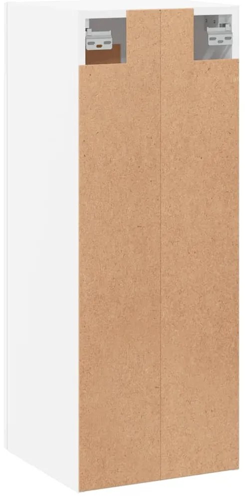 Armário de parede 34,5x34x90 cm derivados de madeira branco