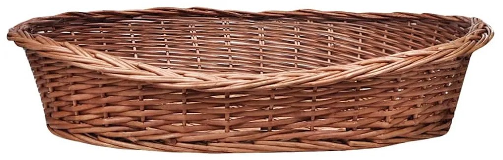 Cesto para cão/cama para animais salgueiro natural 90 cm
