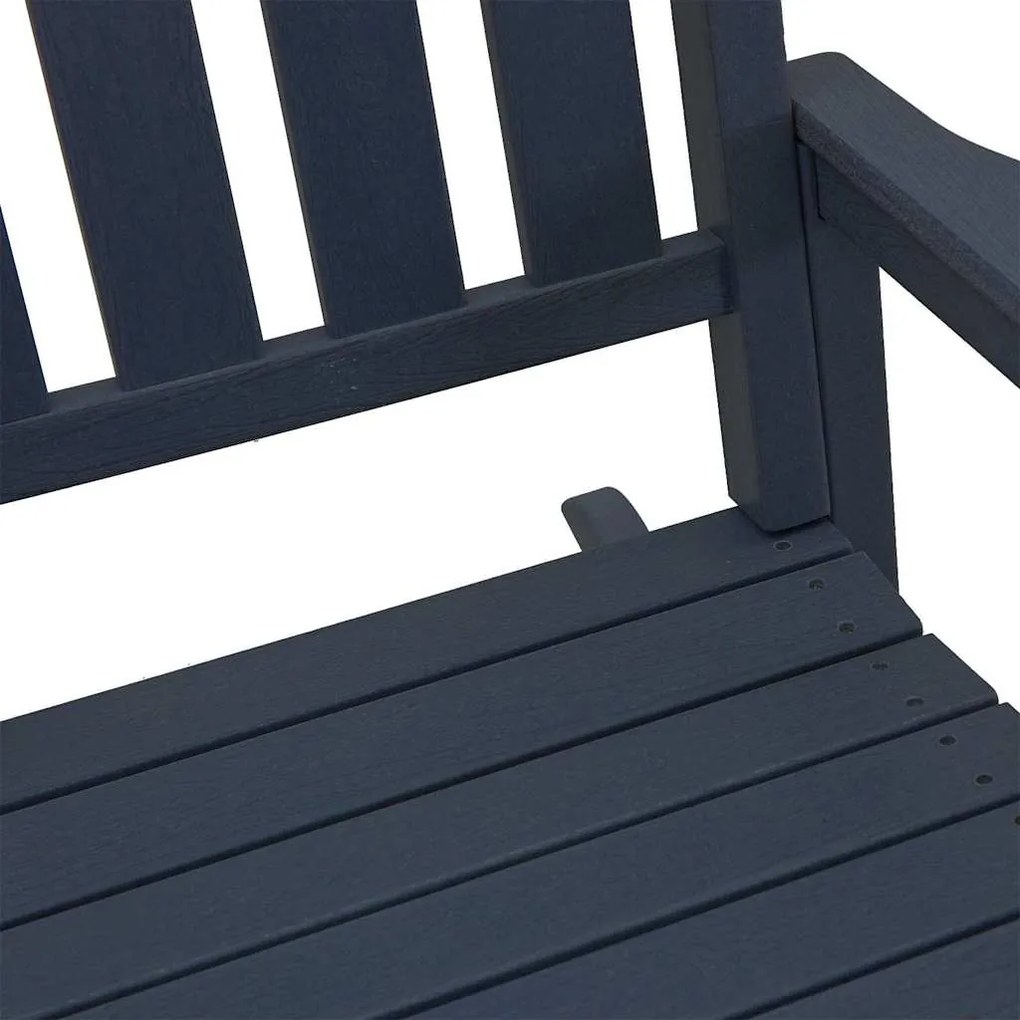 Cadeiras de Balanço vidaXL 2 pcs Azul-marinho 70x92x107.5 cm HDPE