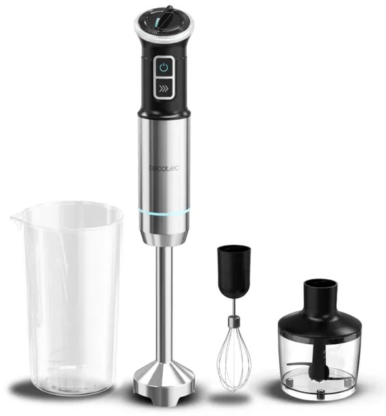 Varinha mágica Power Neutron 1100MAX Cream&Crush com potência máxima de 1100 W, tecnologia Crossblades com lâminas de 4 folhas com revestimento de tit