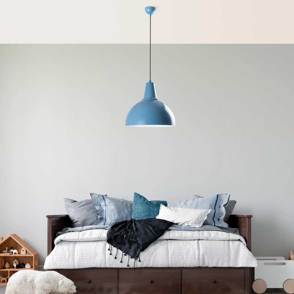Candeeiro Suspenso com Altura Ajustável – Kure 2451 Light Blue – Azul