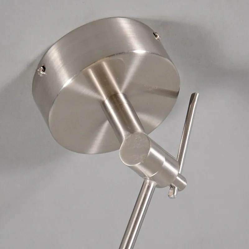Lâmpada suspensa moderna de aço com sombra mineral 35 cm - Blitz I. Moderno