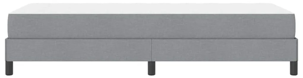 Cama Box Outros Cinzento-claro 90 x 190 cm tecido