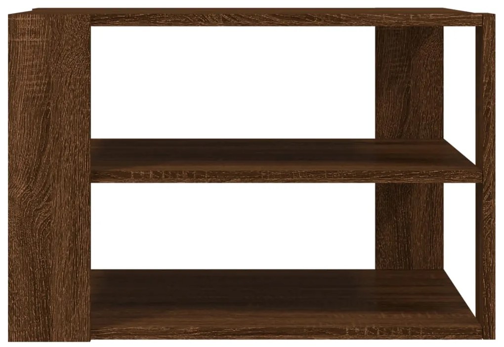 Mesa centro 59,5x59,5x40cm derivados madeira carvalho castanho
