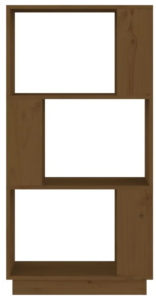 Estante/divisória 51x25x101 cm pinho maciço castanho mel