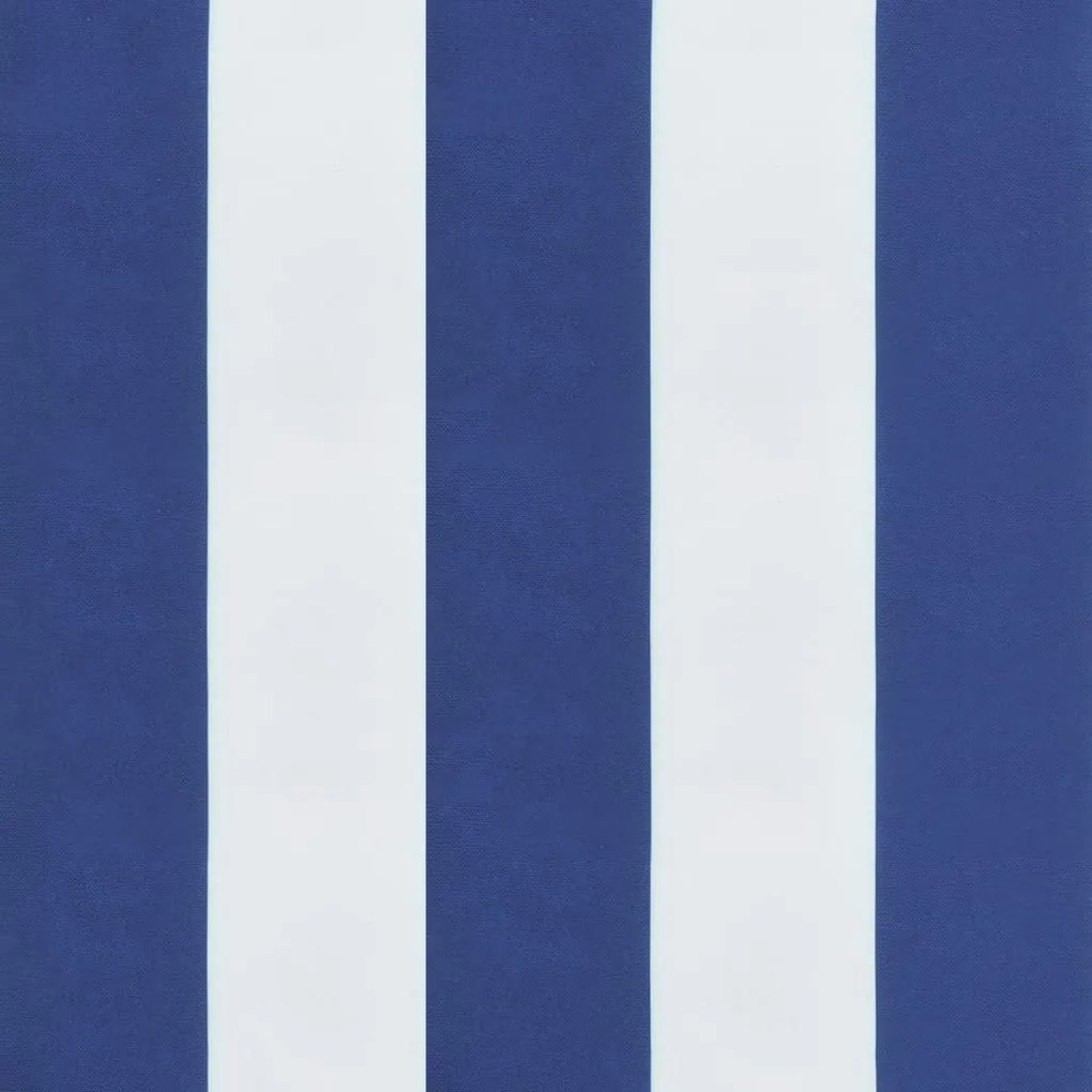 Almofadão p/ paletes 60x61,5x10 cm tecido oxford azul/branco