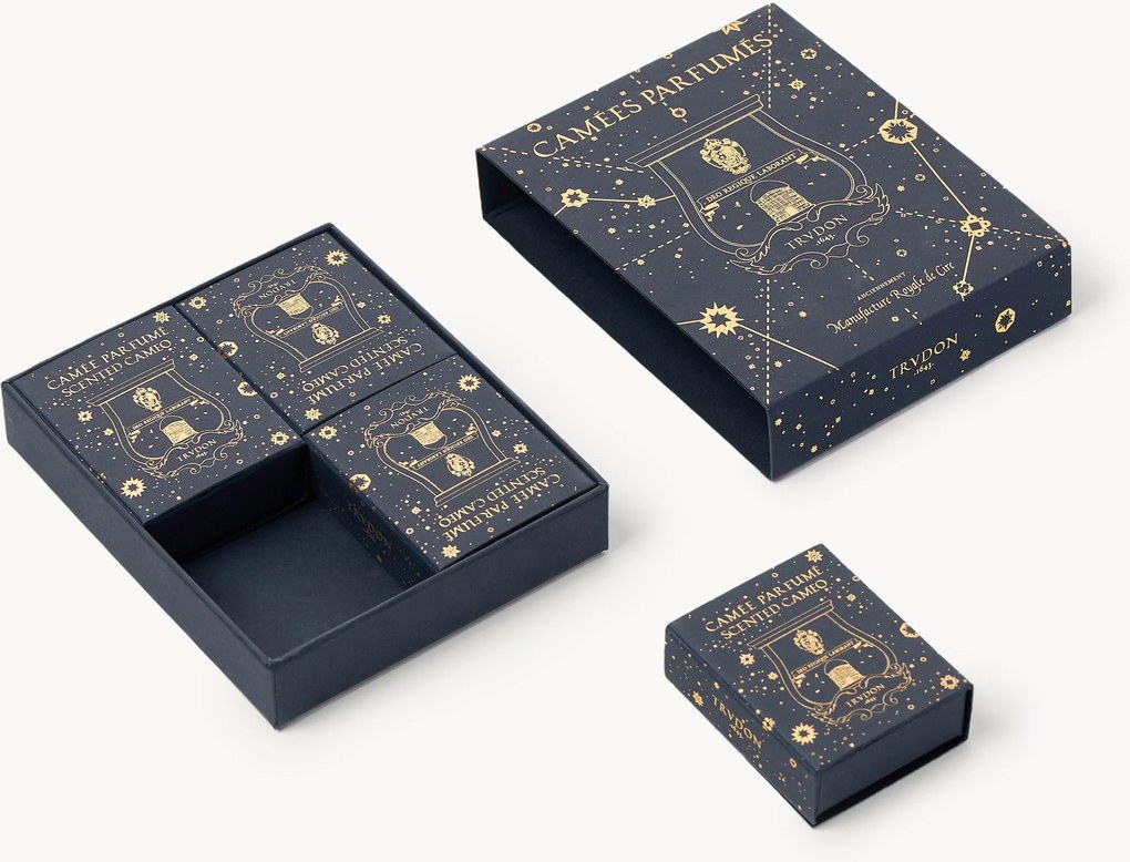 Velas perfumadas artesanais Fir (coníferas, mirra e incenso), conjunto de 4