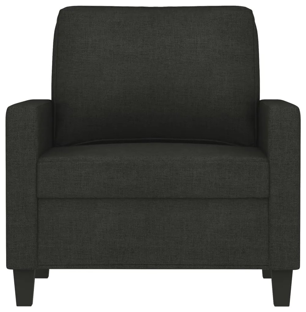 Poltrona 60 cm tecido preto