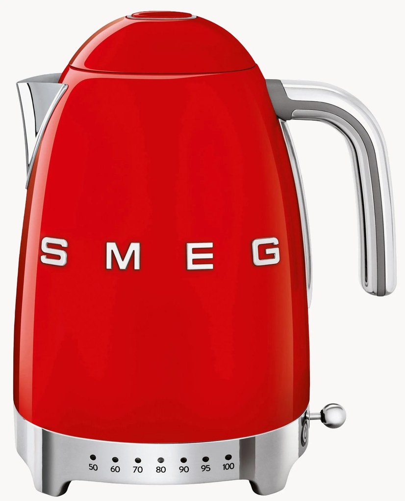 Chaleira elétrica com regulador de temperatura 50's Style, 1,7 L