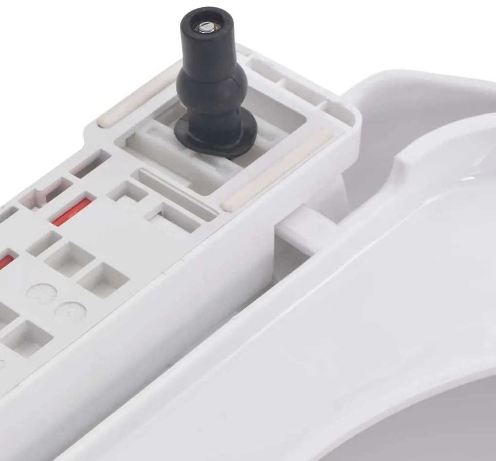 Tampo de sanita fecho suave com design remoção rápida branco