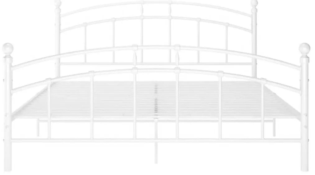 Estrutura de cama 140x200 cm metal branco