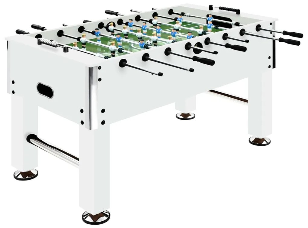92501 vidaXL Matraquilhos em aço 60 kg 140x74,5x87,5 cm branco