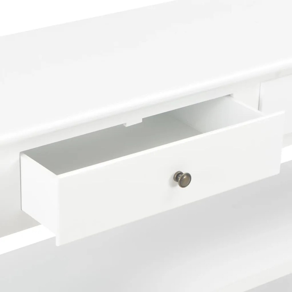 Aparador 110x35x80 cm MDF branco