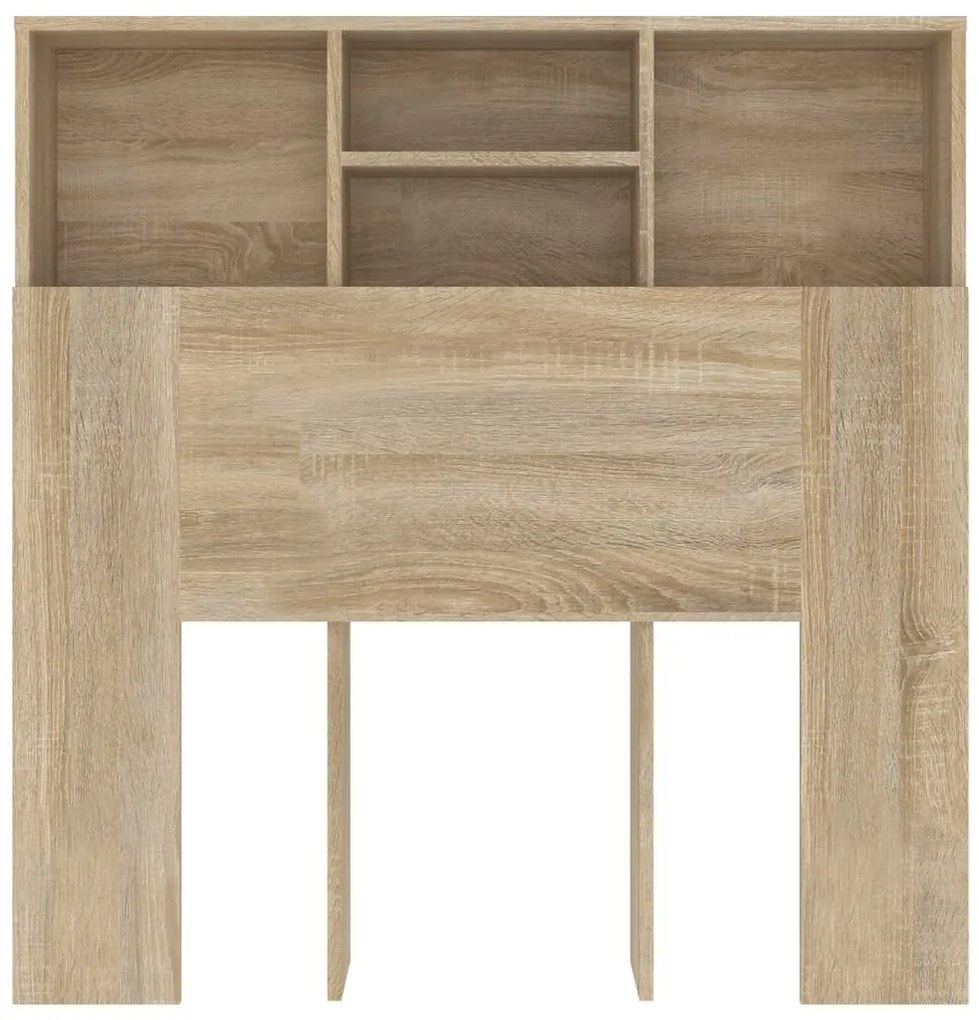 Armário de cabeceira 100x19x103,5 cm cor carvalho sonoma