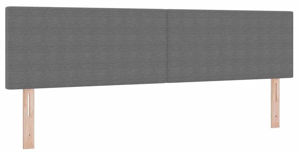 Cabeceira vidaXL Design Simples Cinza Claro 180 cm Tecido de Veludo