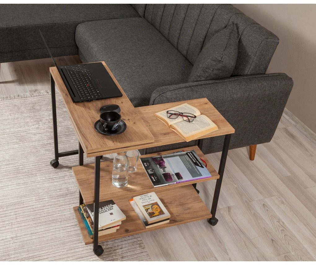 Mesa de Apoio Melin – Pinho Atlântico – 70x63x76 cm