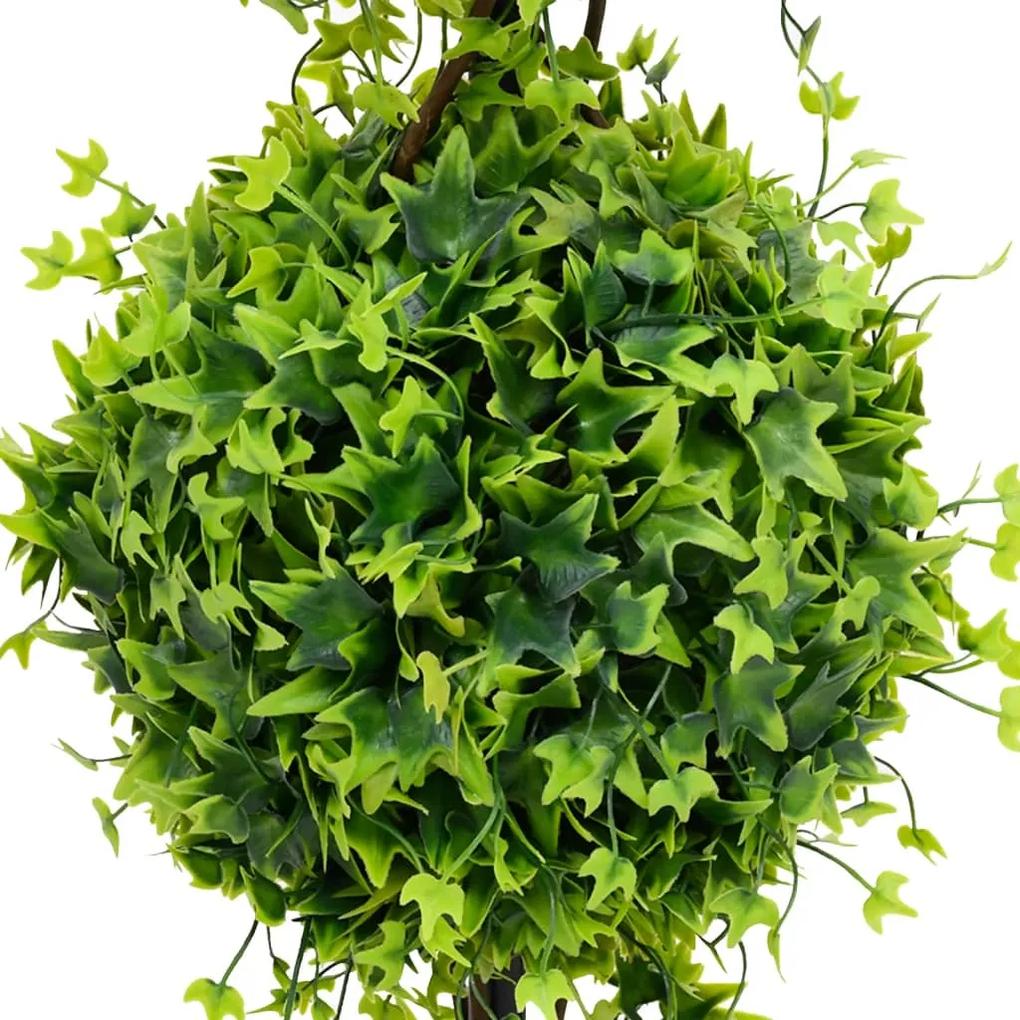Planta artificial buxo com vaso 100 cm verde