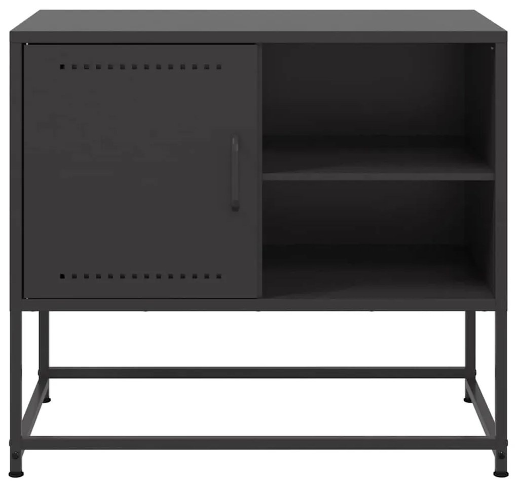 Móvel de TV 68x39x60,5 cm aço preto