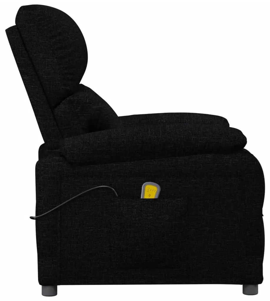 Poltrona de massagens tecido preto
