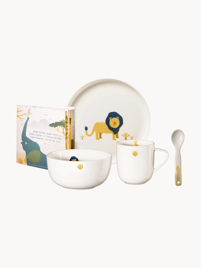 Conjunto de loiça para crianças Leo Löwe, 5 uni.