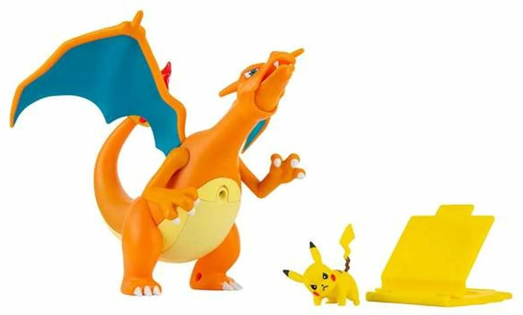 Playset Pokémon Deluxe Charizard vs Pikachu 5 Peças