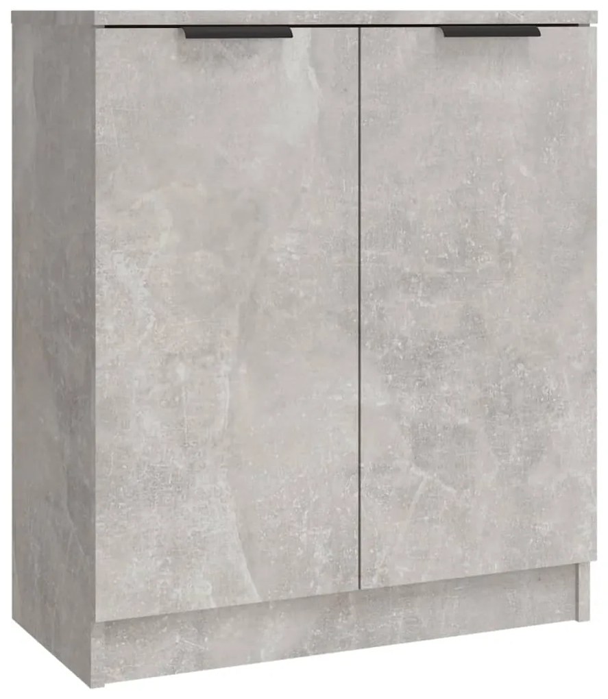 Aparadores 3 pcs derivados de madeira cinzento cimento