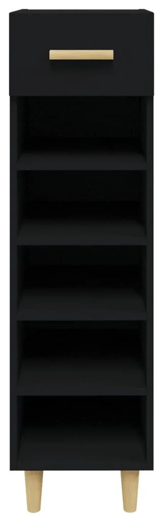 Sapateira 30x35x105 cm derivados de madeira preto