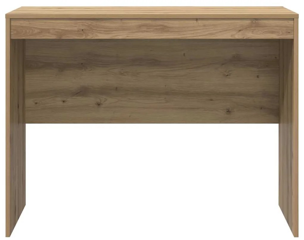 Secretária Carvalho Artesanal MDF 100 x 50 x 76 cm Simples